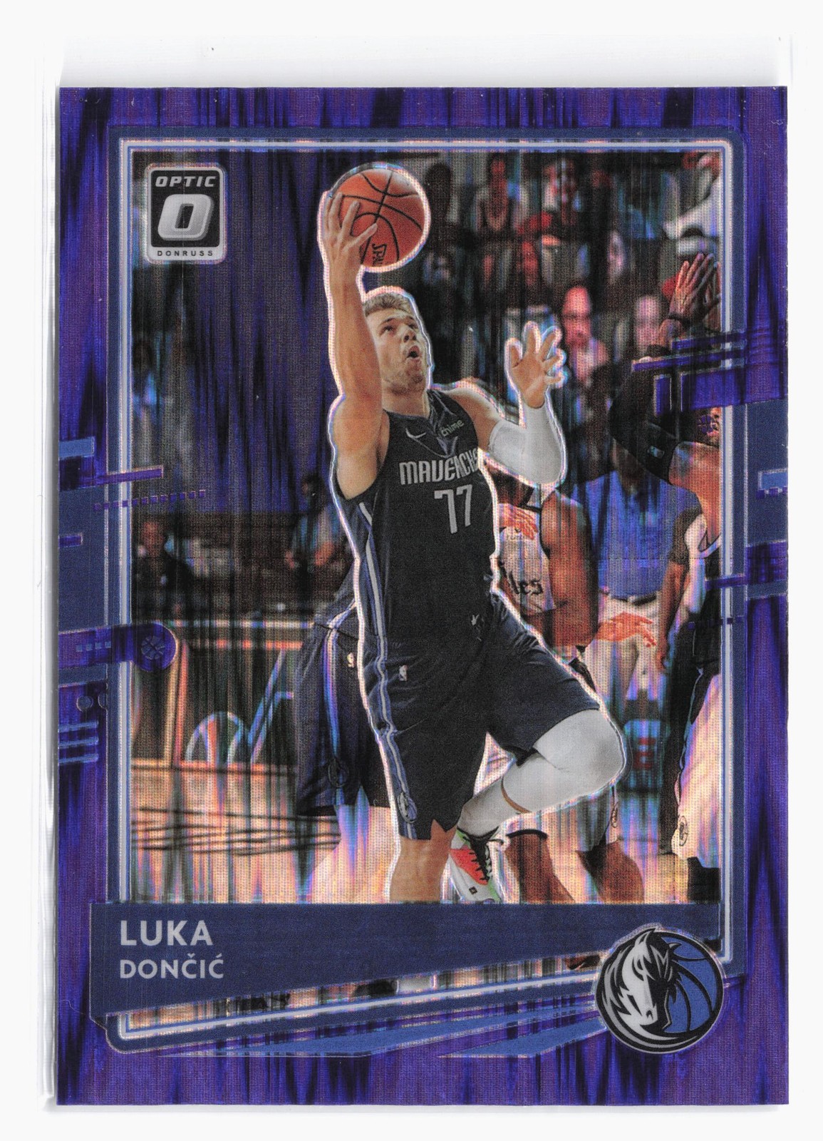 2020-21 Donruss Optic Purple Shock #86 Luka Doncic Dallas Mavericks