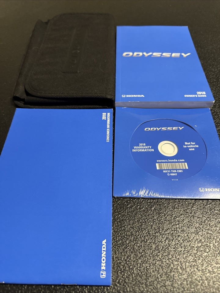 HONDA ODYSSEY 2018 (in English) Owners Manual HONDA ODYSSEY 2018 (in English) Owners Manual