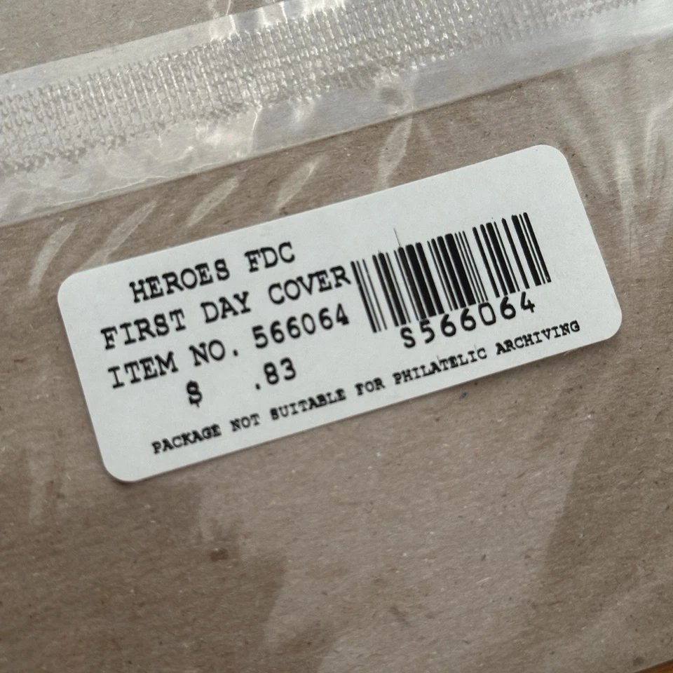 NYC Heroes Fire Dept US Postage Stamp ~ First Day Issue June 7, 2002 New Sealed - Image 3 of 3