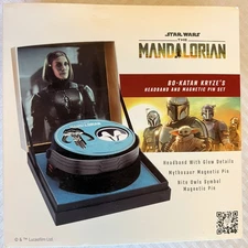 Star Wars Mandalorian Bo-Katan Kryze's Headband & Magnetic Pin Set Cosplay #1405
