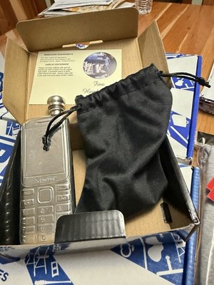 Supreme Burner Phone Pewter Flask Silver SS24 Hypebeast Collectible Authentic