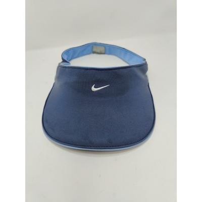 Vintage Nike Visor Air Max Logo Blue Tennis Golf Cap Hat running OSFA