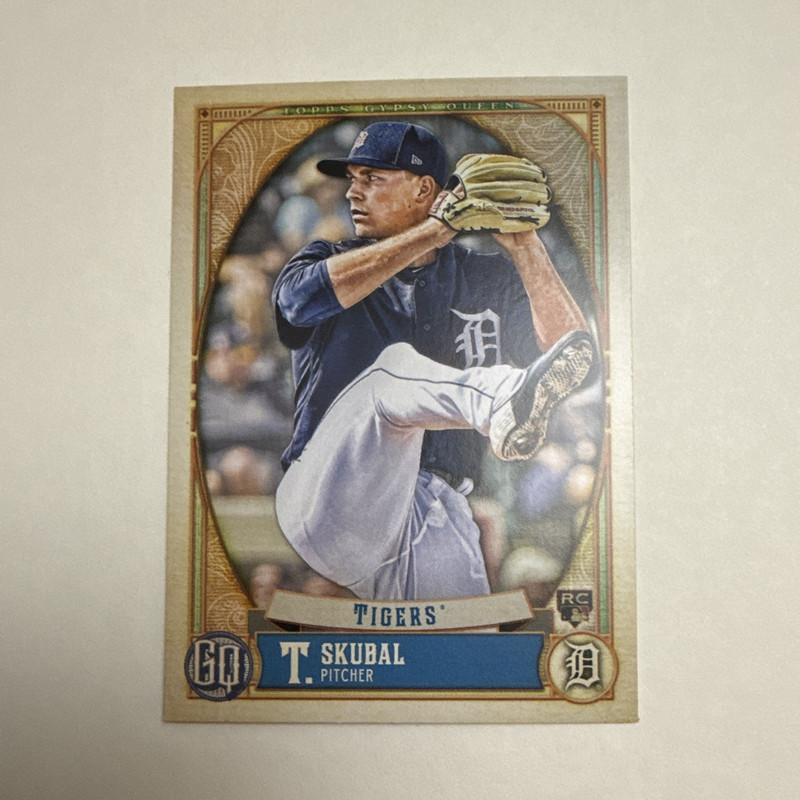 Topps 2021 Gypsy Queen Tarik Skubal RC Rookie Base Set #42 Detroit Tigers