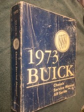 1973 BUICK SHOP MANUAL / SERVICE BOOK / SKLAR...