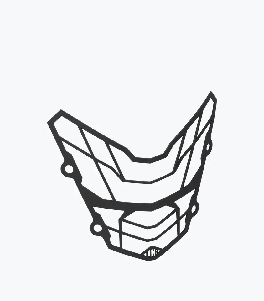 Parrilla de faros apta para HONDA CB 200 X Foto 3 de 4