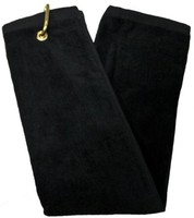 Tri-fold Golf Towel Black on sale Tri-fold Golf Towel Black on sale