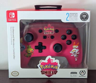 PowerA - Enhanced Pokemon Shield Wireless Controller for Nintendo Switch NEW