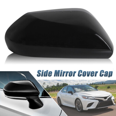 Passenger Right Side Mirror Cover Cap For 2018-2023 Toyota Camry – Glossy Black ABS