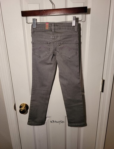 Justice Grey Super Skinny Jeans size 6 Slim - Picture 4 of 5