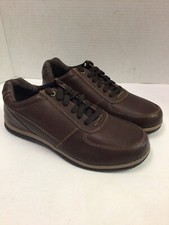 Vionic Branxton Leather Lace-up Casual Mens Shoe Dark Brown - 8 M