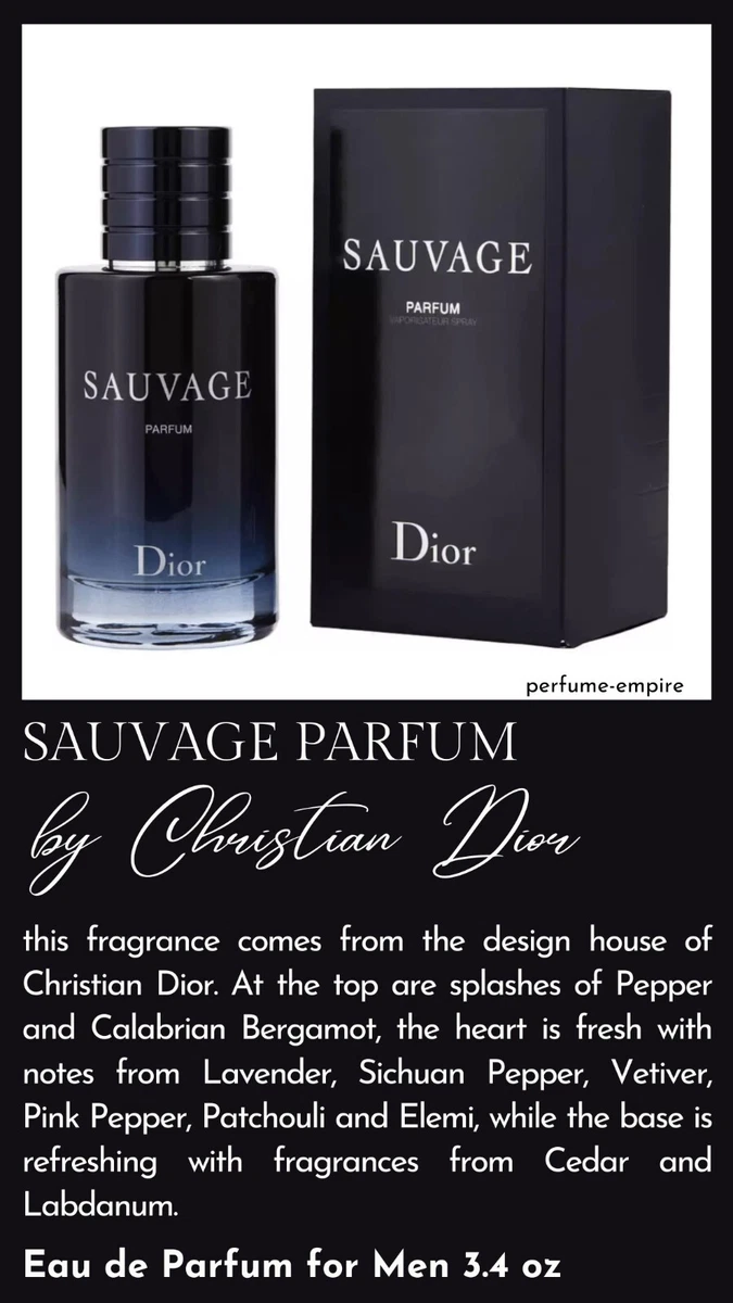 香水(男性用) Dior SAUVAGE PARFUM 100ml DIOR】 ソヴァージュ (SAUVAGE) ジョニーデップ- メンズ