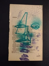 Small Drawing 6.75" Original Art Modern OUTSIDER GRAFFITI Contemporary Indie EAO