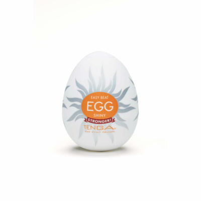 TENGA Egg Shiny Hard Boiled Mini Masturbator Sexspielzeug mit Gleitmittel TPE