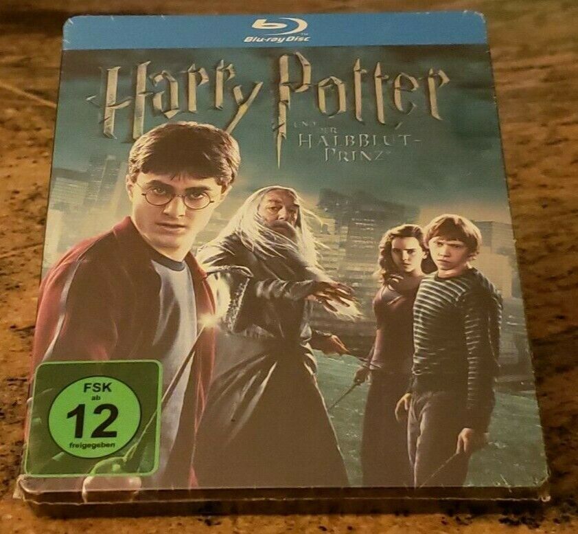 Harry Potter And The Half Blood Prince Steelbook Blu Ray New German Region Free For Sale Online