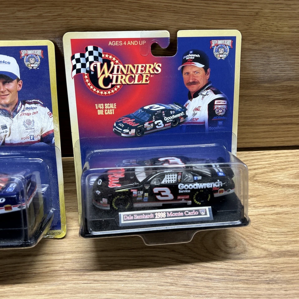 DALE EARNHARDT #3 & Junior #3 1998 NASCAR 50th ANNIVERSARY - Image 3 of 4