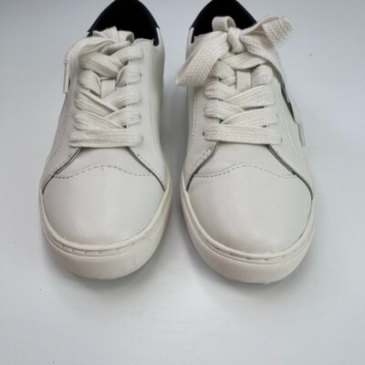 Kate Spade Shoe Women 7 Leather Fez Sneaker Lace Two Tone NY Work Party Gym Go