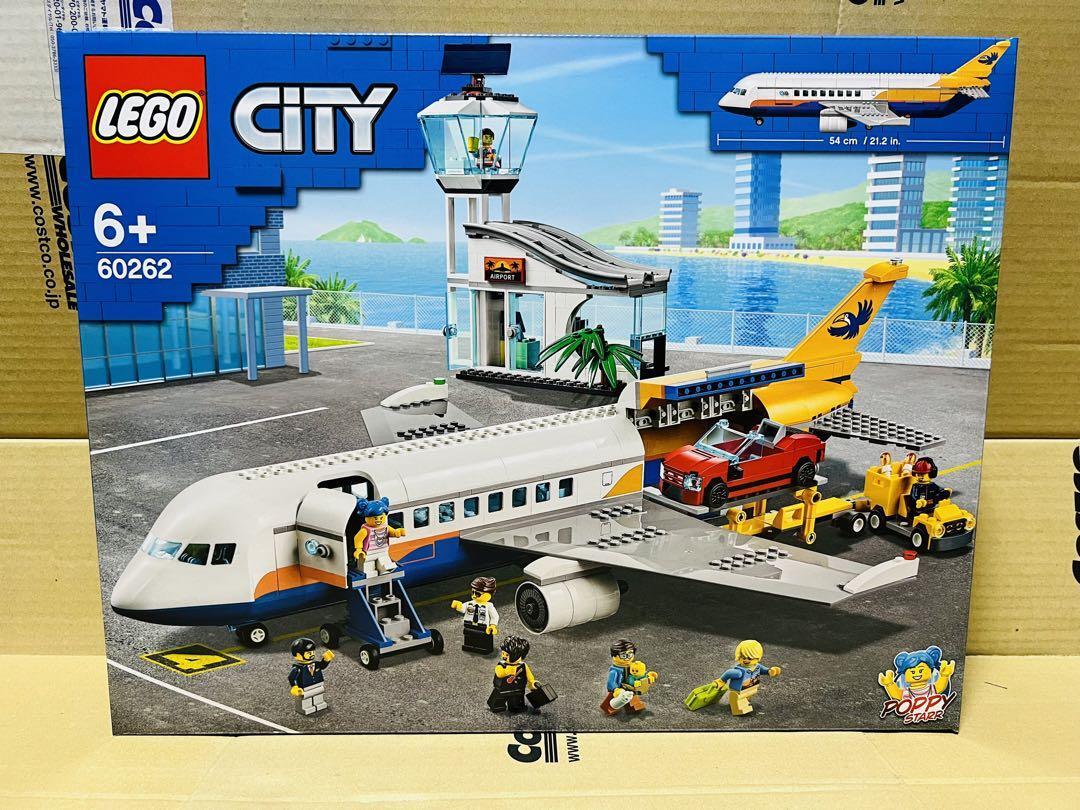 LEGO CITY 60262 Passenger Airplane Airport Vehicles Block Toy 669 pcs Age 6+