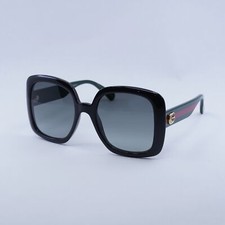 New GUCCI GG0713S 006 Black/Green/Grey Gradient 55-21-140 Sunglasses