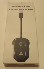 Wireless Carplay Android Auto Adapter NEW in Open Box!! Missing USB Adapter!!!!