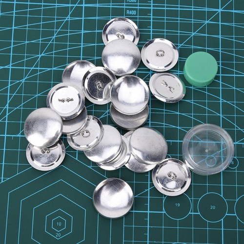 Cloth Bag Cover Buttons Kit Round Button Base Crafts Buckle Making Tools 30MM - Picture 18 of 22