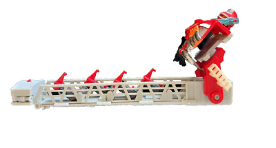 Transformers RID Robots In Disguise Optimus Prime Fire Truck Ladder, Head Chest