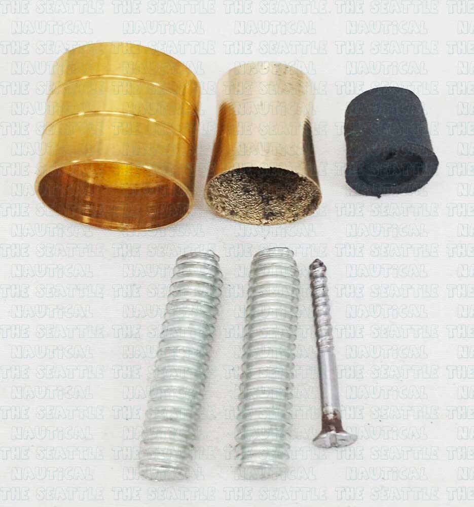 Solid Brass Spare Rubber Tip, Stud, Pipe for Wood… - image 7