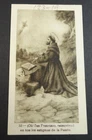 OLD BLESSED SAINT FRANCIS OF ASSISI HOLY CARD ANDACHTSBILD SANTINI SANTINO C1954