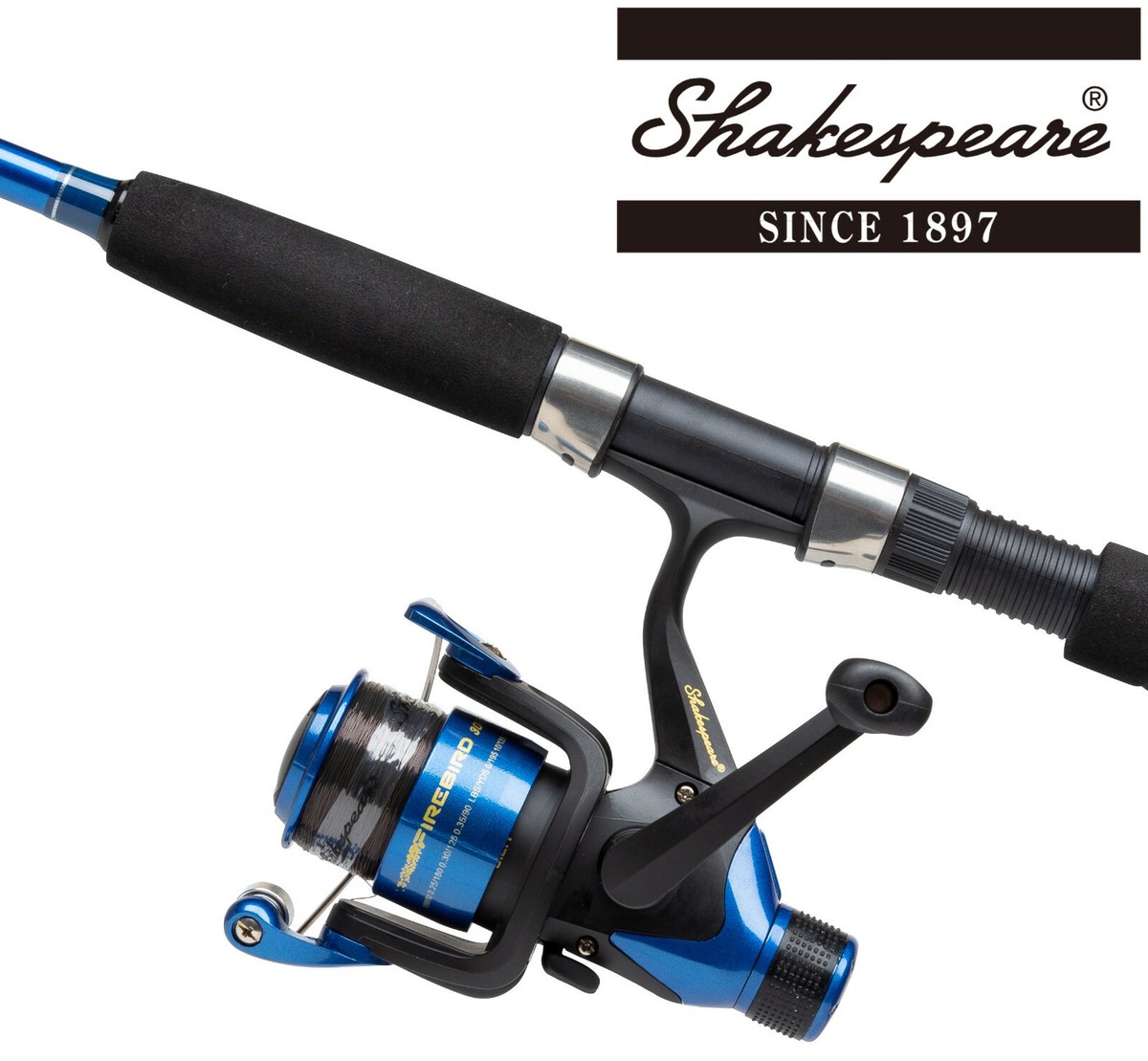 Shakespeare Firebird Spinning Combo Rod Reel Line Spin Fishing