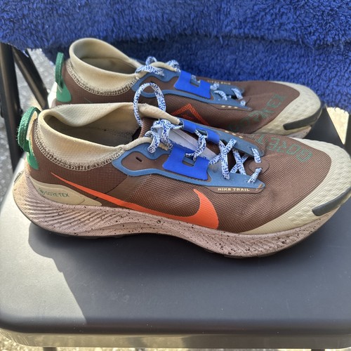 Nike Pegasus Trail 3 GTX ES Gore-Tex Men's Cacao Brown Orange Black DR0137-200 - Picture 5 of 5