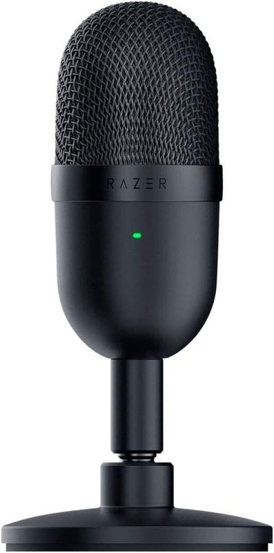 Razer Seiren Mini USB Condenser Microphone-Tilting Stand-Shock Resistant-Black