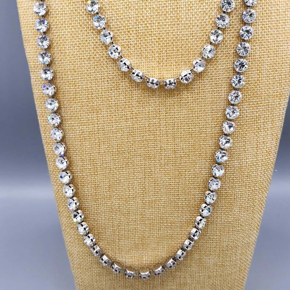 Ожерелье с большими зубцами в стиле ар-деко для фары головного света 9,5 мм со стразами 60 дюймов - Изображение 4 из 4