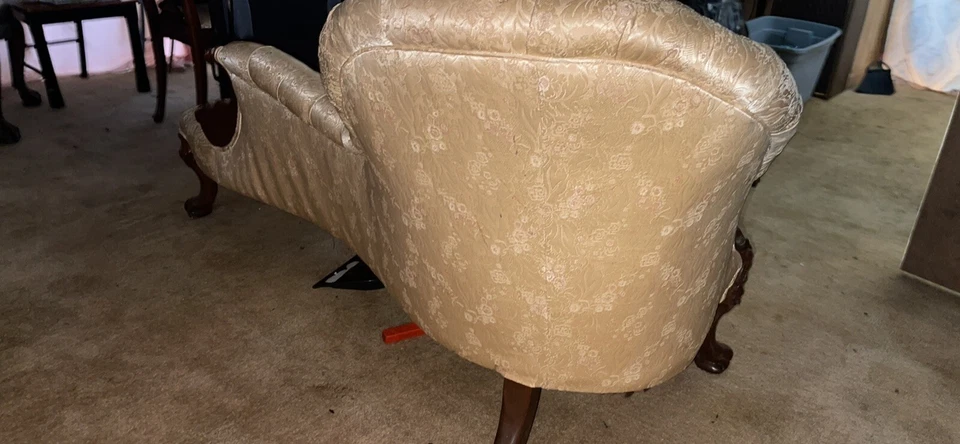 vintage chaise lounge - Image 3 of 4