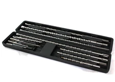 11pcs 4"~18" Long SDS Plus Concrete Masonry Drill Bit Set Fit Hilti Bosch Rotary