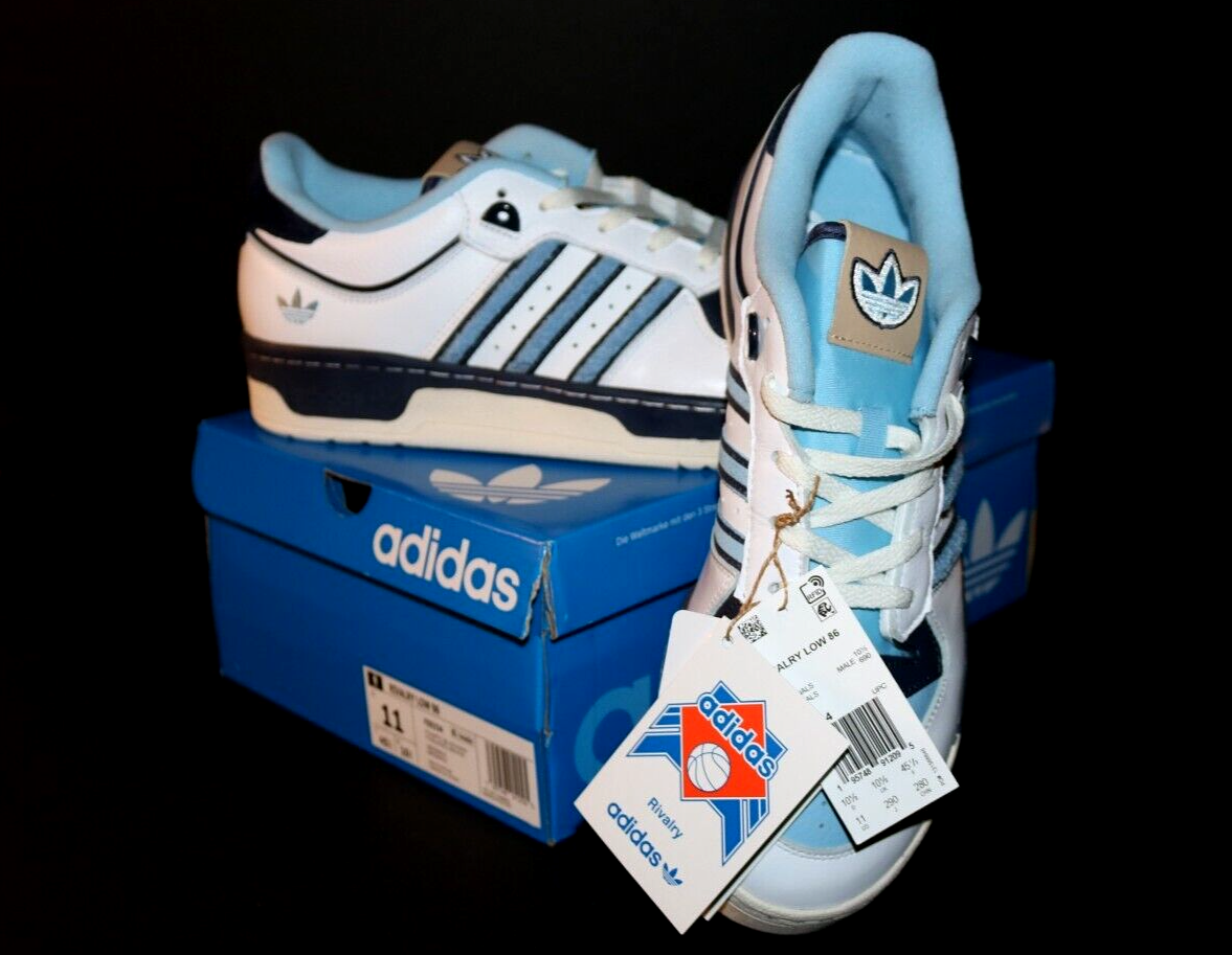 adidas Originals Rivalry Low 86 - Men's sz 11 - White/Clear