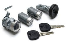 4-pc Ignition Tailgate Door Lock Cylinder Set Wgm Logo Keys For 07-13 Truck