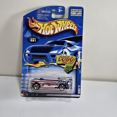 Hot Wheels Deora II Red White Blue Flag 1 081 Mattel 1:64