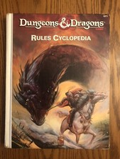 RULES CYCLOPEDIA 1991 1st print Dungeons  Dragons 1st Edition TSR 1071 Original