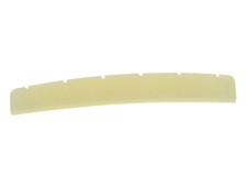 Unbleached 42mm Curved Pure Bone Nut Guitar Bone Nut for Strat Tele 42x3.2mm