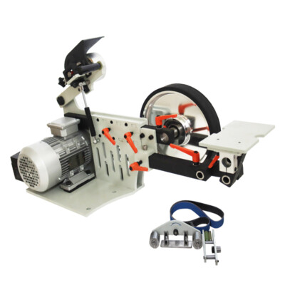TECHTONGDA 220V 72*2'' Multi-function Belt Sander Variable Speed Grinder Polisher