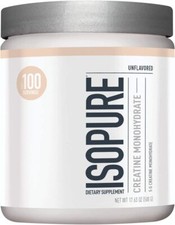Nature's Best Isopure Creatina Monohidrato Sin Sabor 500 Gramos 100 Porciones Nuevo