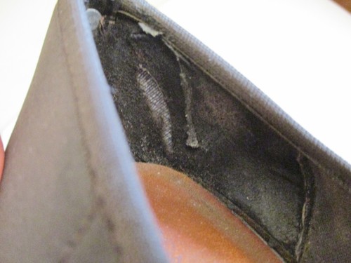 Donald J. Pliner Women's "Molly" Wedges Brown Fabric, Croc Embossed Heel, Size 8 - Picture 7 of 12