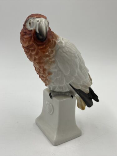 Rosenthal Germany Porcelain Parrot by Dorthea Moldenhauer Hand-Signed Art Deco - Picture 1 of 8