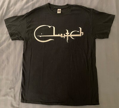CLUTCH Logo Band Shirt Size Large - Neil Fallon Rock and Roll CKY Bam Margera