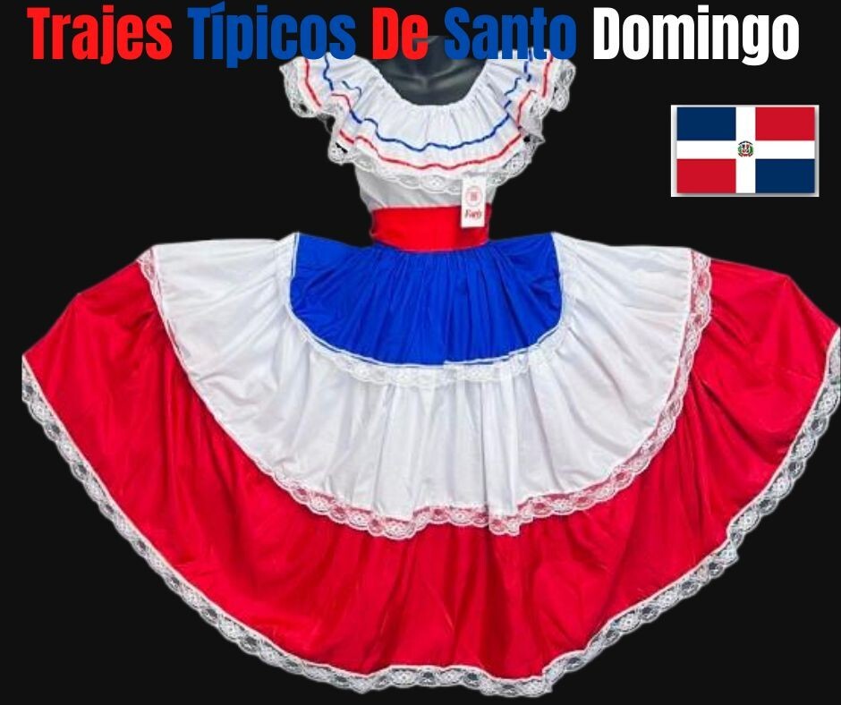 Dominican Republic, Puerto Rico Traditional Dress Wide Traje del Caribe (3 PC) | eBay Dominican Republic, Puerto Rico Traditional Dress Wide Traje del Caribe (3 PC) | eBay