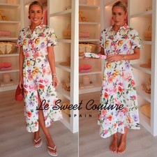 ZARA WOMAN NWT SS25 PRINTED POPLIN MIDI DRESS ALL SIZES 2944/340/330