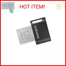 SAMSUNG FIT Plus 3.1 USB Flash Drive, 128GB, 400MB/s, Plug In and Stay, Storage 