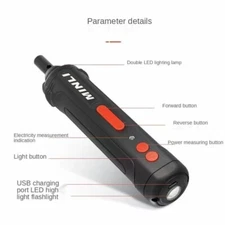 Multifunctional Electric Screwdriver Rechargeable Household Mini Screwdriver