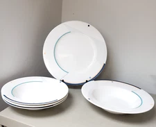 5 PC*Christopher Stuart~Vector Optima HK209~BOWLS,3 SOUP*1 VEGETABLE & 1 PLATTER