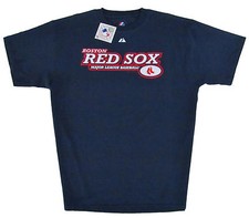 Boston Red Sox MLB Navy Short Sleeve T-Shirt-Men's Size Small, Medium NWT