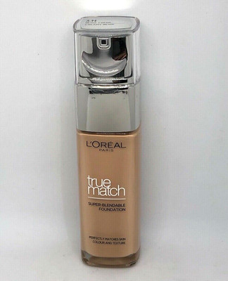 Loreal True Match Foundation Grundierung, 30ml - 3.N Beige Creme